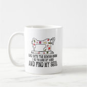 Mug Dans La Salle De Couture Perdez Mon Esprit Trouvez (Gauche)