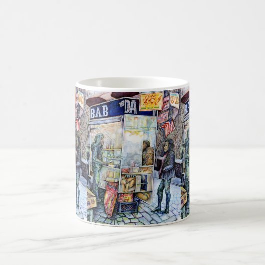 Mug Dans l'amour avec les problèmes, et dans les probl (Centre)