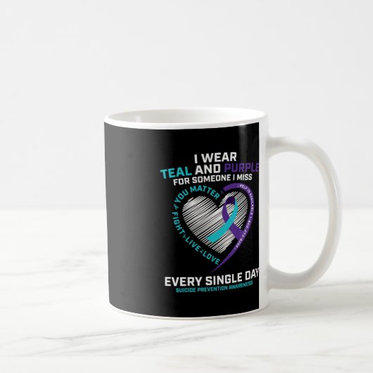 Mug Dans l'amour Mémoire Prévention Suicide (Droite)