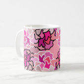 Mug Dans L'Art Motif Géométrique Rose Du Milieu Du Siè (Devant gauche)