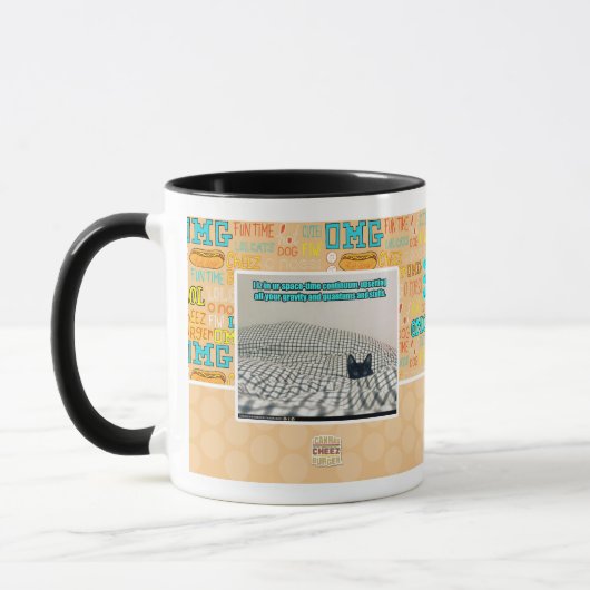 Mug Dans le continuum de temps d'espace d'ur (Gauche)
