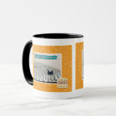 Mug Dans le continuum de temps d'espace d'ur (Devant gauche)