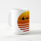 Mug Dans le coucher du soleil - Le Blackbird (Devant gauche)