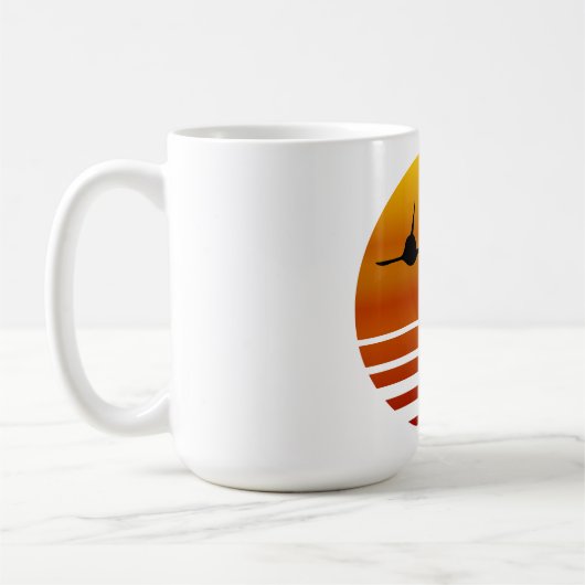 Mug Dans le coucher du soleil - Le Blackbird (Gauche)