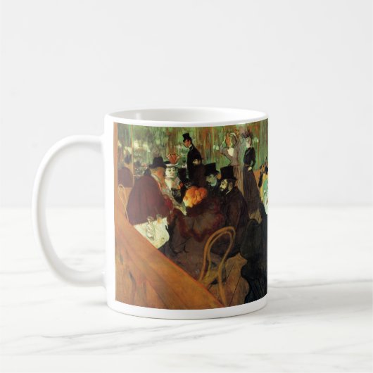 Mug Dans le fard à joues par Toulouse-Lautrec (Gauche)