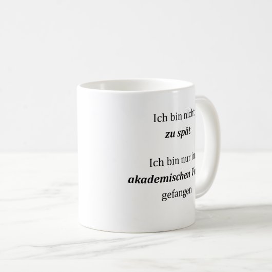 Mug "Dans le quartier universitaire" (Devant droit)