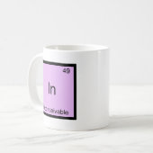 Mug Dans - le symbole drôle inconcevable d'élément de (Devant gauche)