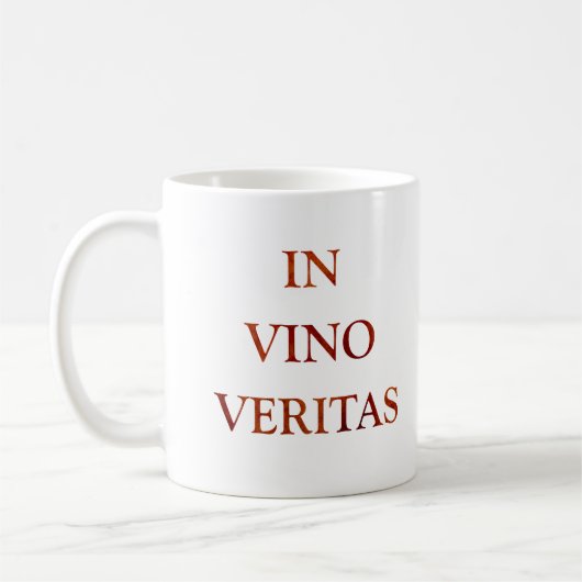 Mug Dans les veritas vino (Gauche)