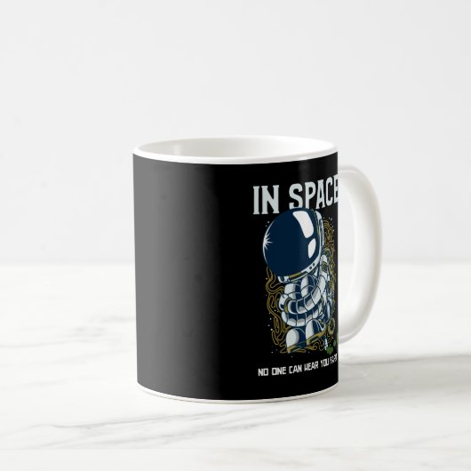 Mug Dans l'espace personne ne peut vous entendre péter (Devant droit)
