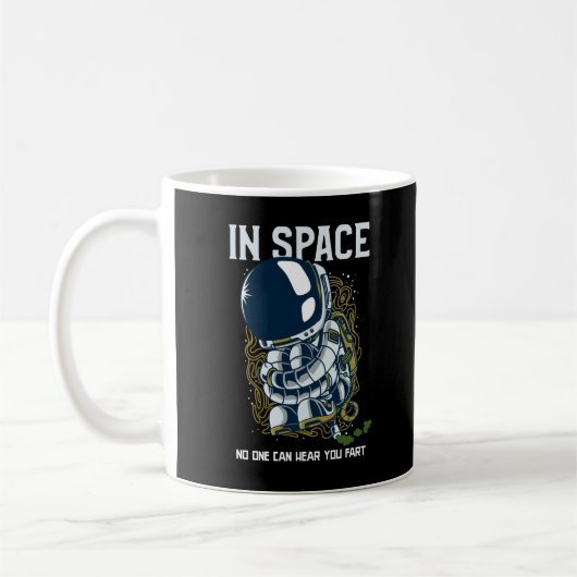 Mug Dans l'espace personne ne peut vous entendre péter (Gauche)