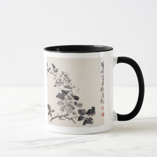 Mug Dans l'imitation du ½ de ¿ de Xu Weiï s fleurit (Droite)