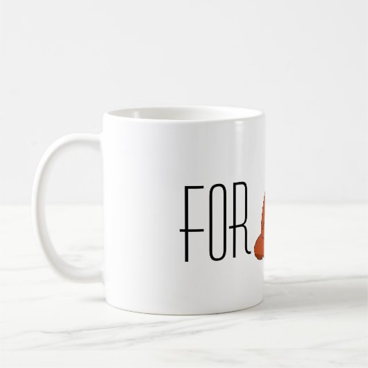 Mug Dans l'intéret de renard (Gauche)