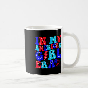 Mug Dans Mon Américain Girl Era Retro 4 juillet Quatri