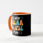 Mug Dans Mon Éclipse Solaire Époque Total Éclipse Sola (Devant gauche)