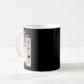 Mug Dans Mon Époque Éffrayante Fun Ghost Retro Hallowe (Devant gauche)