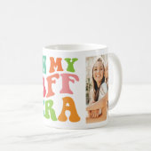 Mug "Dans mon ère BFF" Colorful Retro 2 Photos (Devant droit)