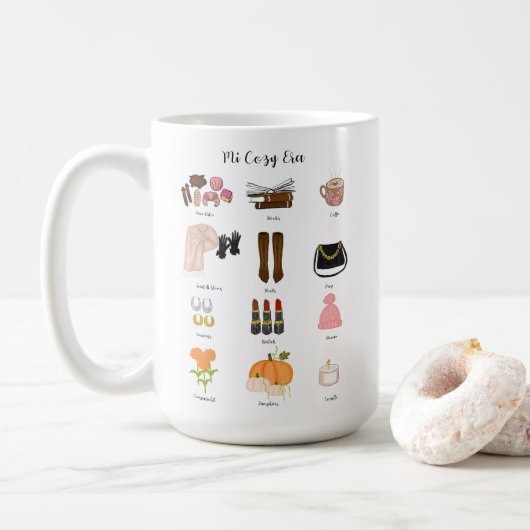 Mug Dans mon ère cosy (Avec donut)
