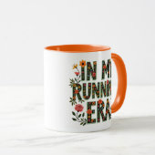 Mug Dans mon ère de course, drôle cadeau de course pou (Devant droit)