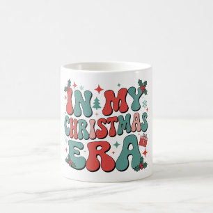 Mug Dans mon ère de Noël mignon groovy Noël Xmas