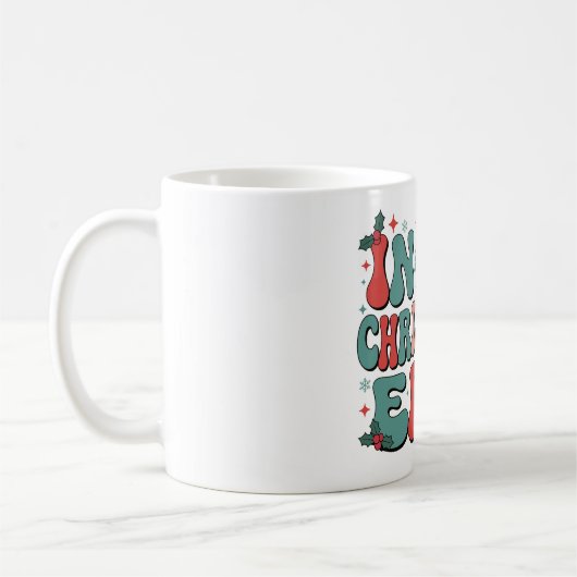 Mug Dans mon ère de Noël Mignons Noël Super Noël Noël (Gauche)