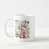 Mug Dans mon ère de professeur de Noël Holly Jolly Pro (Gauche)