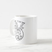 Mug Dans Mon Petit Monde Basse À Cordes (Devant gauche)