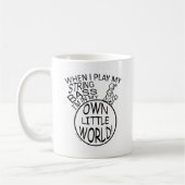 Mug Dans Mon Petit Monde Basse À Cordes (Gauche)