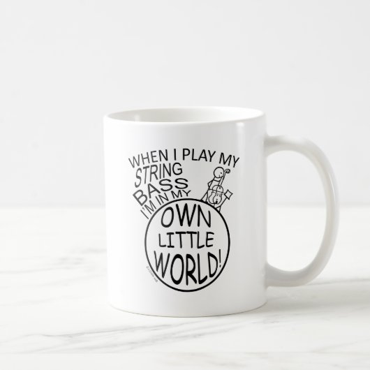 Mug Dans Mon Petit Monde Basse À Cordes (Droite)