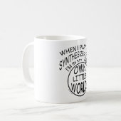 Mug Dans Mon Petit Monde Synthétiseur (Devant gauche)