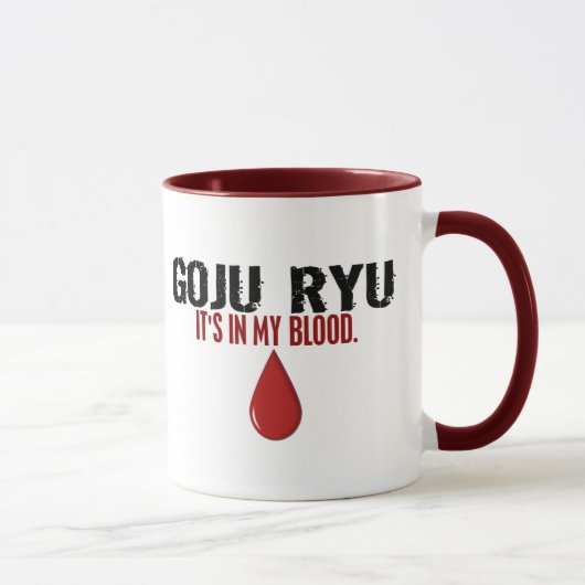 Mug Dans mon sang GOJU RYU (Droite)