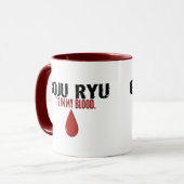 Mug Dans mon sang GOJU RYU (Devant gauche)