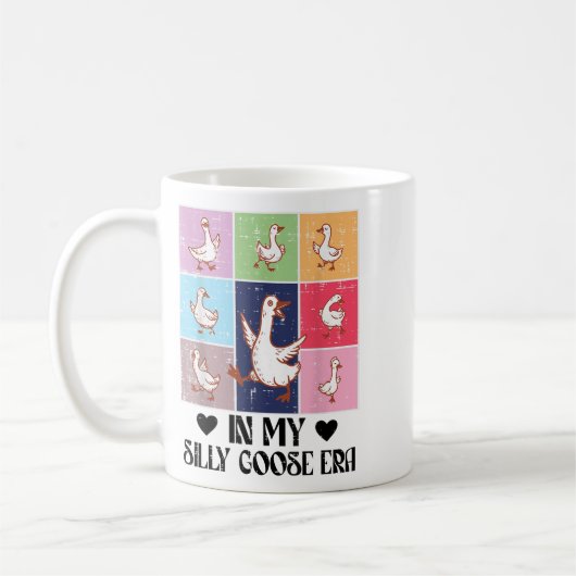 Mug Dans My Goose Silly Era Retro Mème Honte Animal Fe (Gauche)