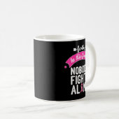 Mug Dans This Family No One Fights Alone Breast Cancer (Devant droit)