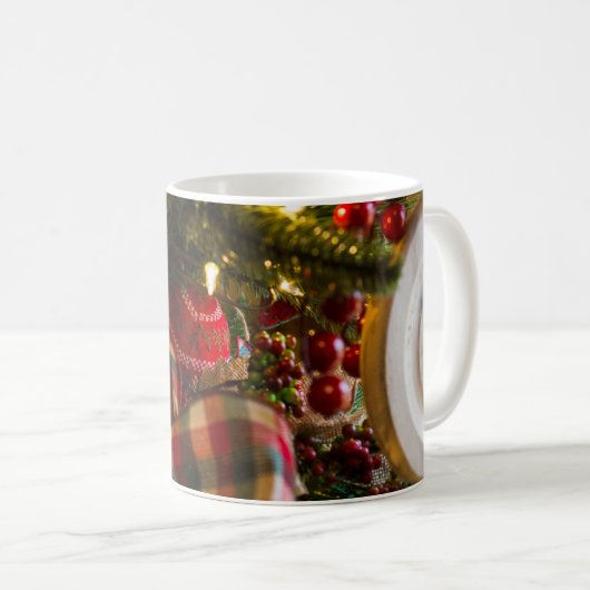 Mug Dans Un Café De Noël (Devant droit)