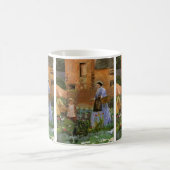 Mug Dans un jardin à Cookham par George John Pinwell (Centre)