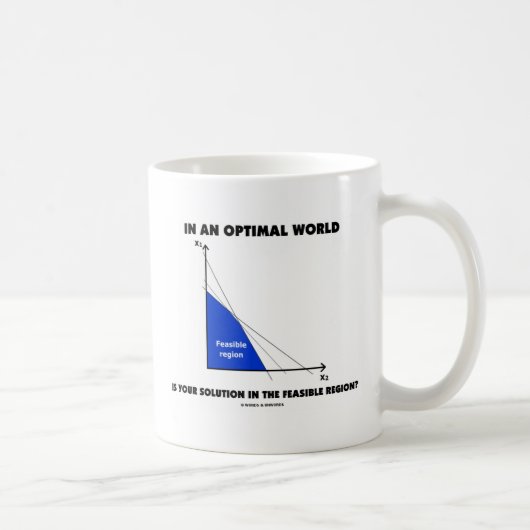 Mug Dans un monde optimal est-elle votre solution (Droite)