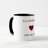 Mug Dans une relation Lapin (Devant gauche)