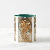 Mug Danse (1898), Alphonse Mucha Art nouveau (Centre)