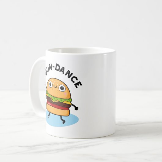 Mug Danse amusante Danseuse Danseuse Burger Pun (Devant gauche)