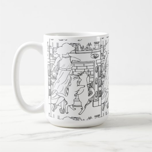 Mug Danse Avec Des Chats 🐈 (Gauche)