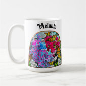 Mug Danse avec Fleurs & Papillons PV01 (Gauche)