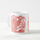 Mug Danse avec le lion (Devant gauche)