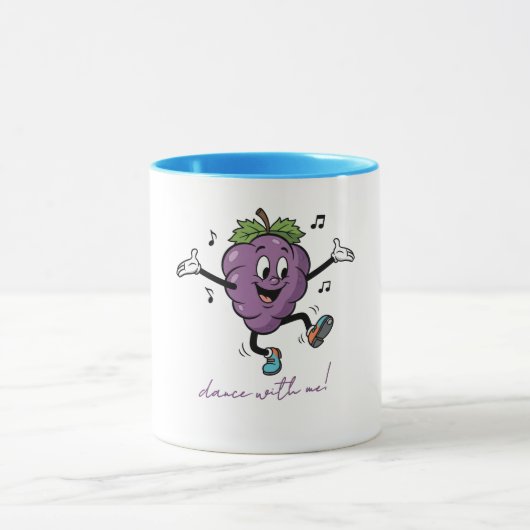 Mug Danse Avec Moi Raisin Heureux (Centre)