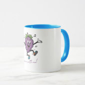 Mug Danse Avec Moi Raisin Heureux (Devant droit)