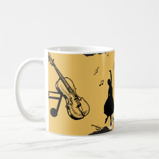 Mug Danse avec violon (Gauche)