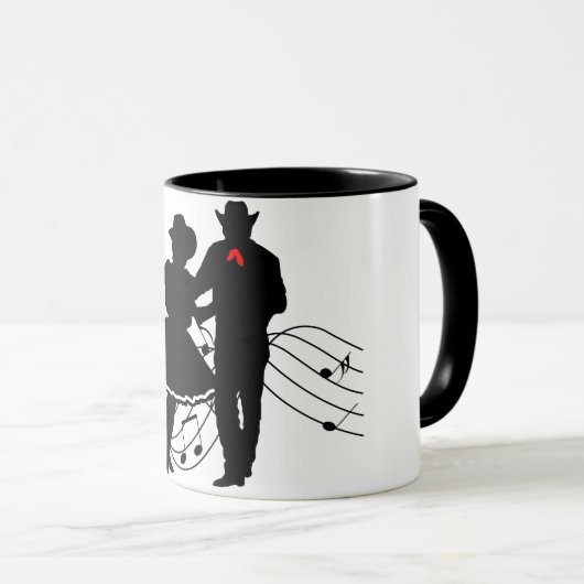 Mug Danse carré (Devant droit)