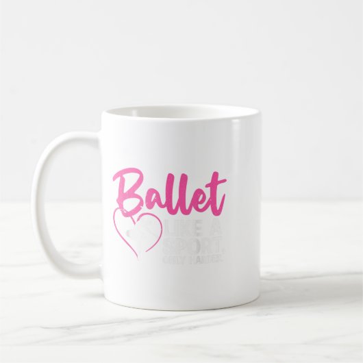Mug Danse cool Ballet Art Pour Femmes Hommes Ballet Da (Gauche)