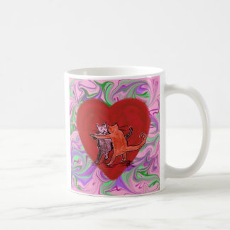 Mug Danse de chat de Valentine