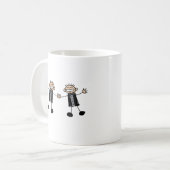 Mug Danse de deux mariés heureuse (Devant gauche)