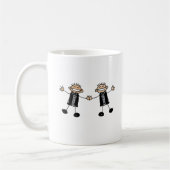 Mug Danse de deux mariés heureuse (Gauche)